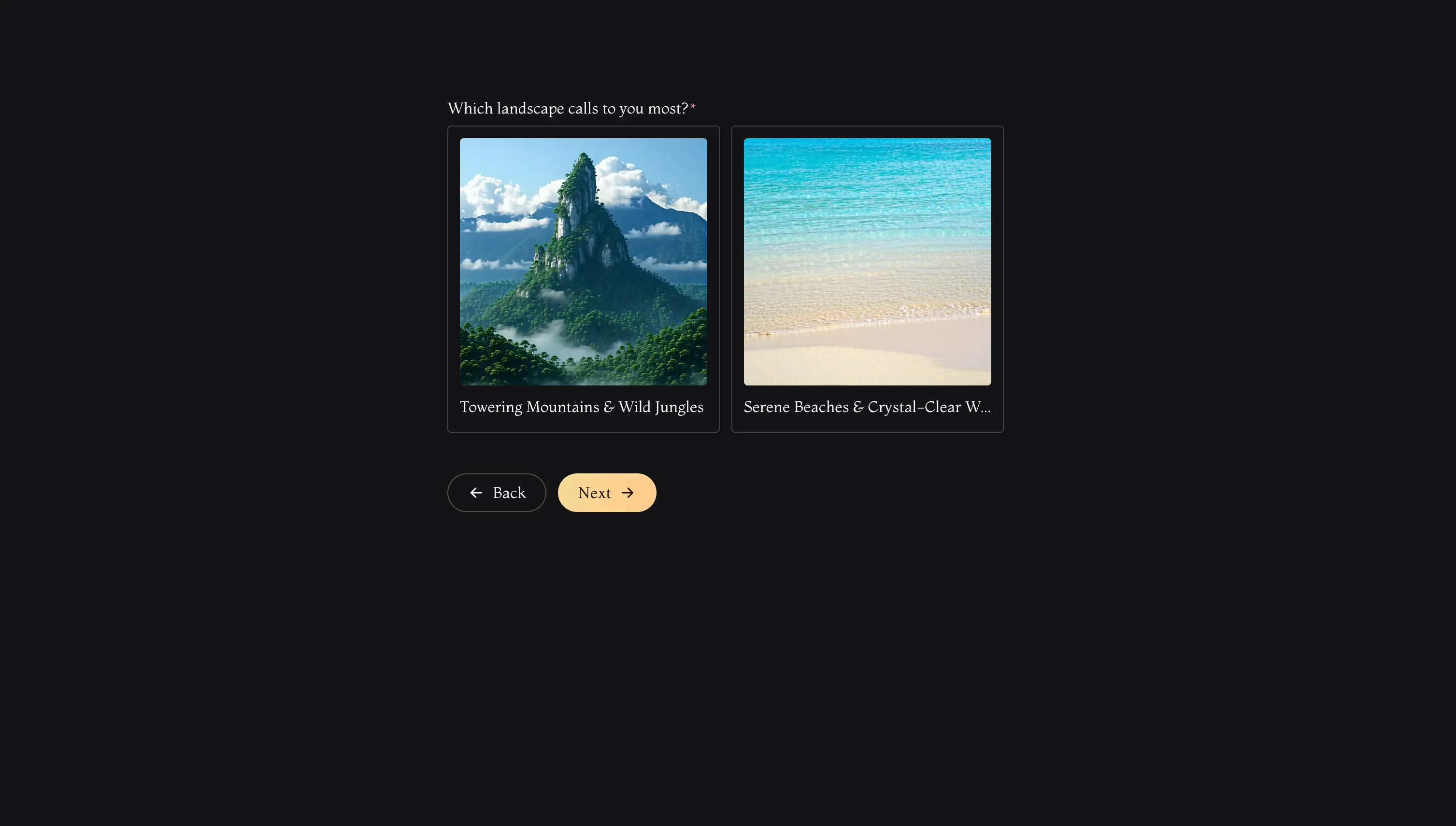Dream Travel Persona Quiz